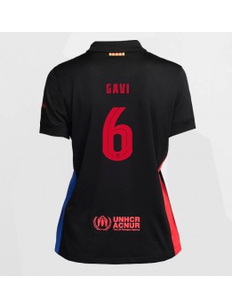 Barcelona Paez Gavi #6 Replika Borta Kläder Dam 2024-25 Kortärmad